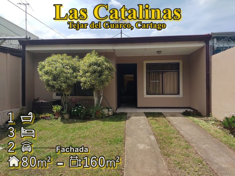 1. Fachada. Casa en Las Catalinas. Tejar del Guarco, Cartago-ed2ff4aa