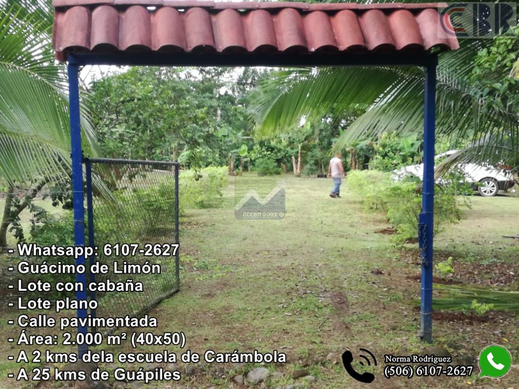 2. Portón. Lote en Guacimo de Limón. RONO-419dceff