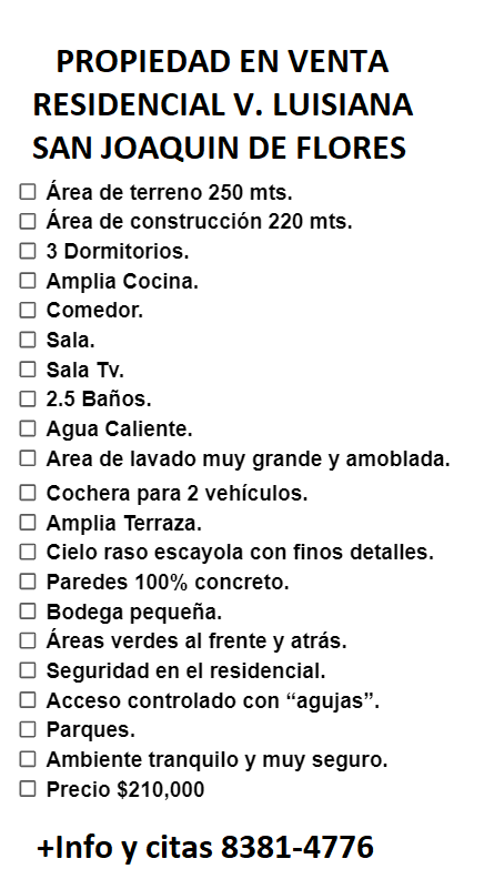 V LUISIANA 15G INFORMACION-4a108f3c