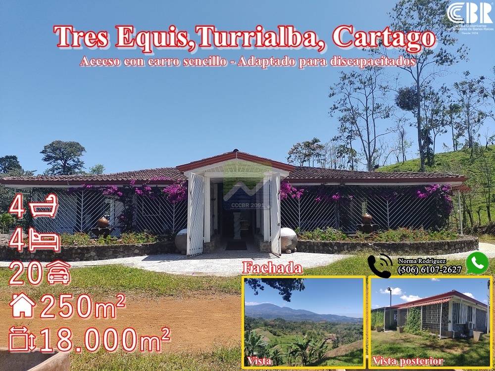 1. Fachada. Quinta en Tres Equis de Turrialba. RONO-ed955c72