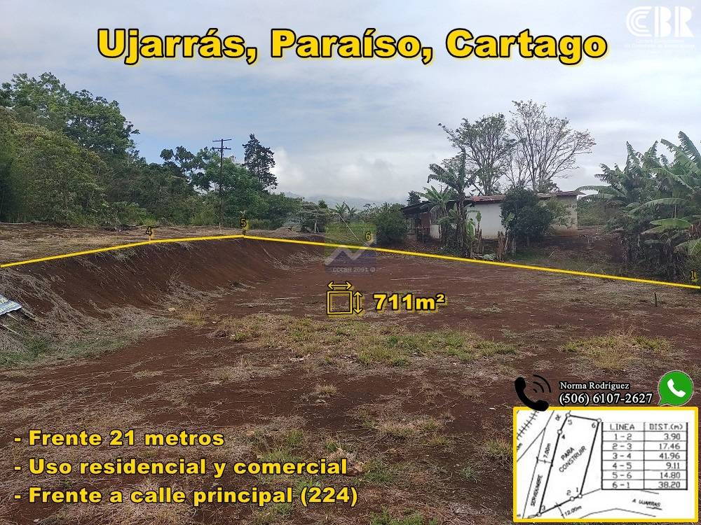 1. Lote en Ujarrás, Paraíso, Cartago. RONO-62b9d4b0