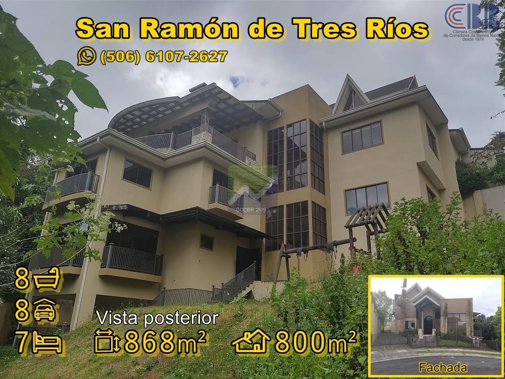 2. Vista posterior. Casa en San Ramón de Tres Ríos. RONO-473946f9