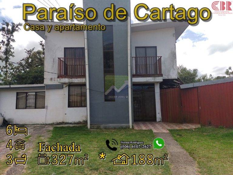 1. Fachada. Casa en Colinas del Sur. Paraíso. Cartago-71f2df8e