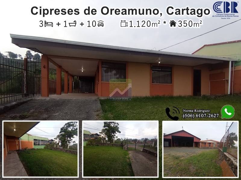 1. Casa en Cipreses de Oreamuno. RONO-7a846040