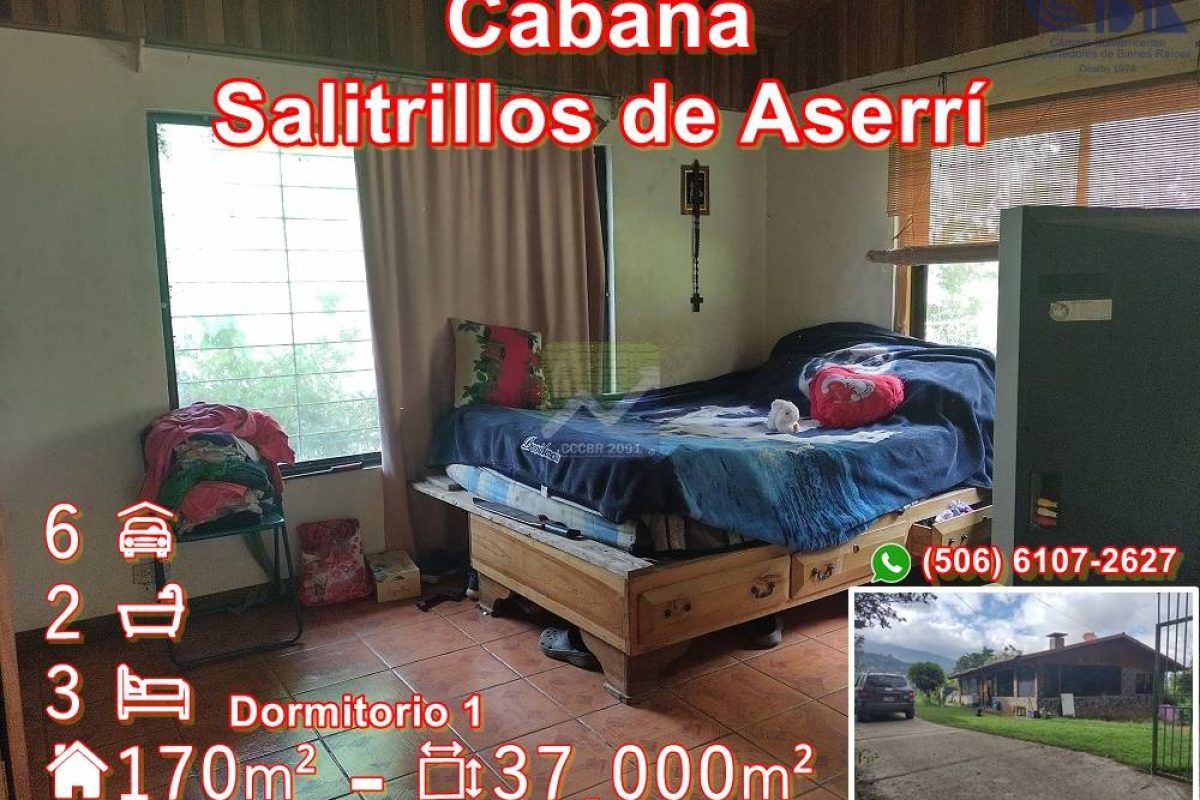 4. Dormitorio 1. Cabaña en Aserrí. RONO-60966429
