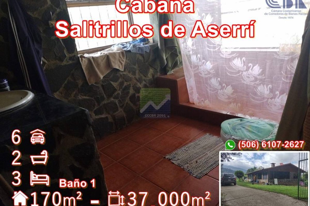 7. Baño 1. Cabaña en Aserrí. RONO-1f5f025f