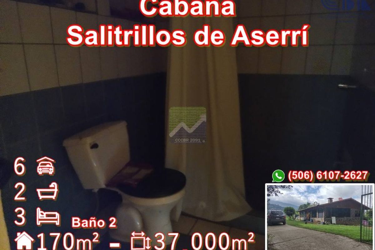 8. Baño 2 sótano. Cabaña en Aserrí. RONO-4a49a18d