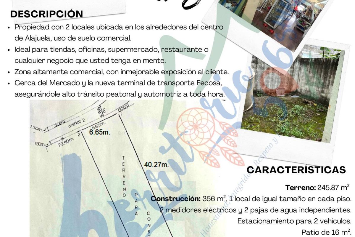 Folleto Venta Locales Alajuela