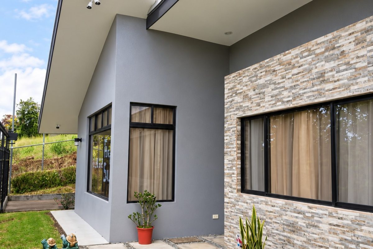 Polished-Gray-Home-Exterior-with-Stonework