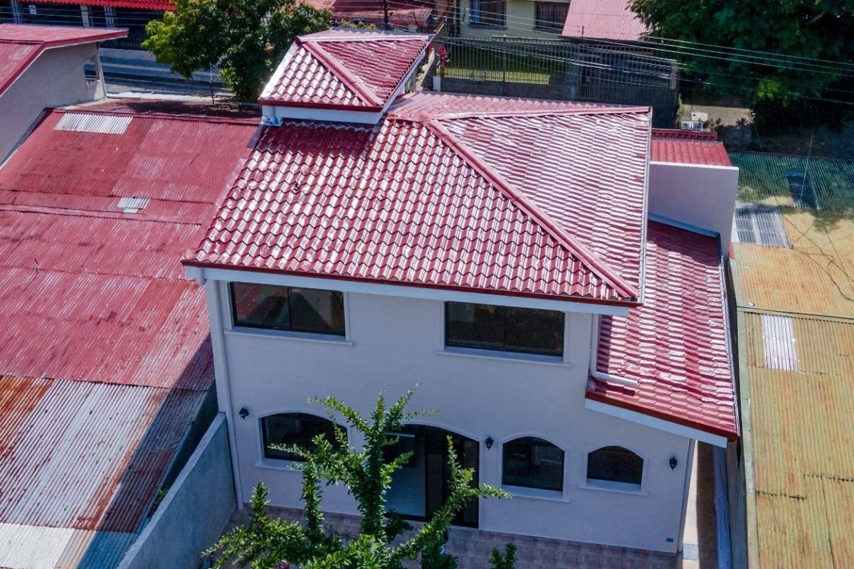 Vista aérea trasera